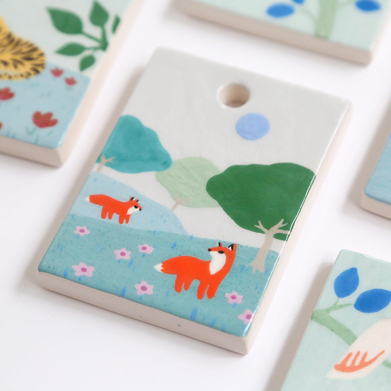 Mini tableau - Les Renards