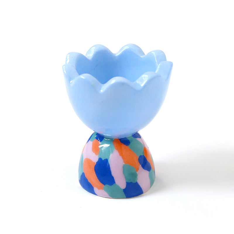 Bougeoir - Micha - Bleu et multicolore